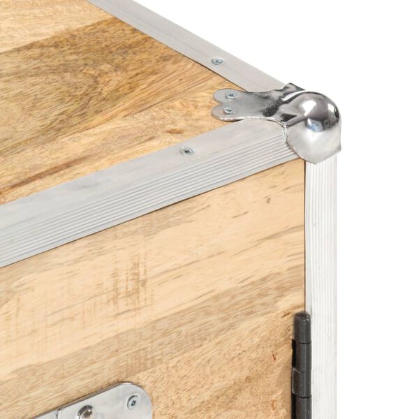 vidaXL Сервант Дводверний 70x30x69 см Масив Дерева Манго