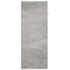 800733 vidaXL Sideboard Concrete Grey 60x30x75 cm Chipboard
