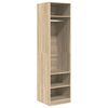 800237 vidaXL Wardrobe Sonoma Oak 50x50x200 cm Chipboard