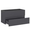 vidaXL Комплект Меблів для Ванної Кімнати 2 Од. Сірий ДСП