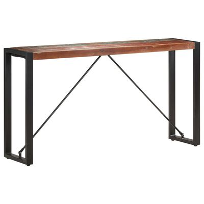 vidaXL Консольний стіл 150x35x76 см Масив відновленої деревини