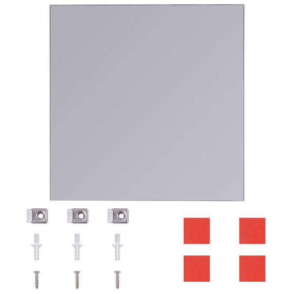 vidaXL Дзеркальна Плитка без Рамки 8 шт 20,5 см Скло