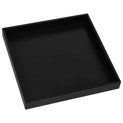 vidaXL Приставний столик Чорний і золотистий 38x38x38,5 см МДФ