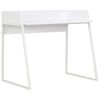 vidaXL Письмовий стіл Білий 90x60x88 см