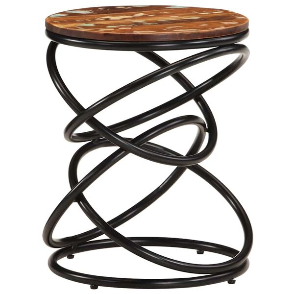 vidaXL Пристінний столик 40x40x52 см Масив відновленої деревини