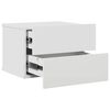 vidaXL Приліжкова тумба Білий 40x30x30 см ДСП