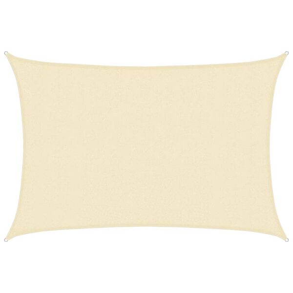vidaXL Сонцезахисний Навіс Кремовий 3x5 м ПВЩ 160 г/м²