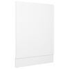 802554 vidaXL Dishwasher Panel White 45x3x67 cm Chipboard