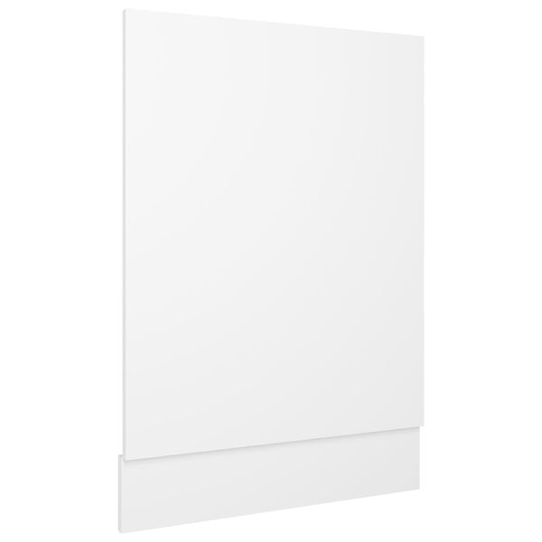 802554 vidaXL Dishwasher Panel White 45x3x67 cm Chipboard