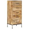 vidaXL Комод 45x35x106 см Масив Дерева Манго