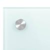 vidaXL Кухонний Фартух Білий 70x60 см Загартоване Скло