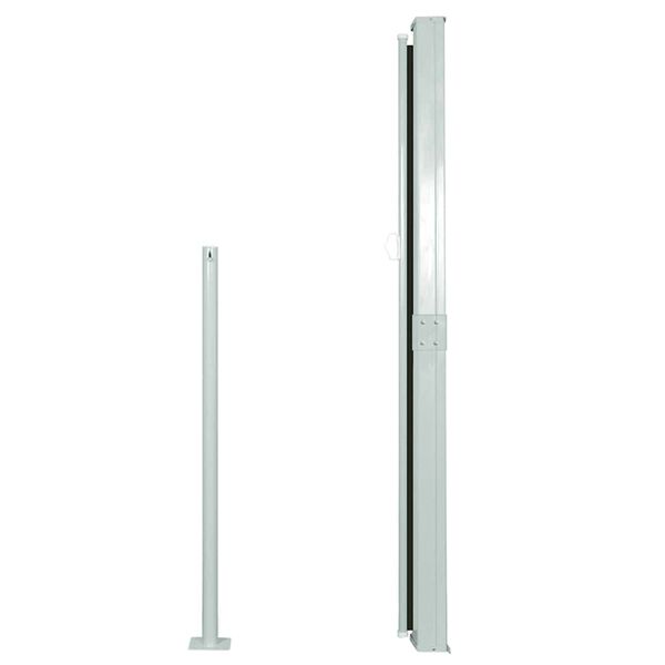 vidaXL Бічний Тент Висувний Чорний 140x300см