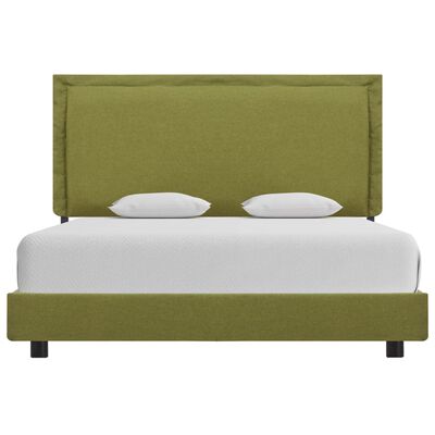 vidaXL Каркас ліжка Зелений 140x200 см Тканина