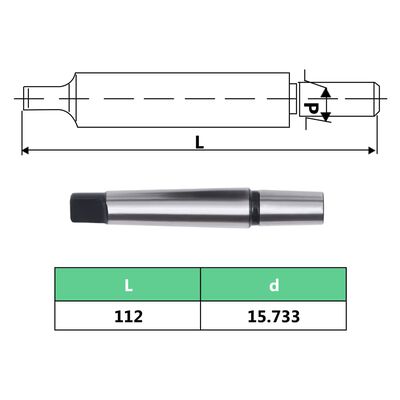 vidaXL Швидкознімний Затискний Свердлильний Патрон MT2-B16 до 13 мм