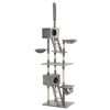 170522 vidaXL Cat Tree with Sisal Scratching Posts 230-260 cm Grey