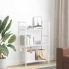 288220 vidaXL 3-Layer Book Shelf White 60x27,6x90,5 cm Chipboard