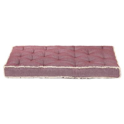 vidaXL Подушка для дивана з піддонів Бордово-червоний 120x80x10 см