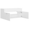 804674 vidaXL Sink Cabinet White 100x38,5x46 cm Chipboard
