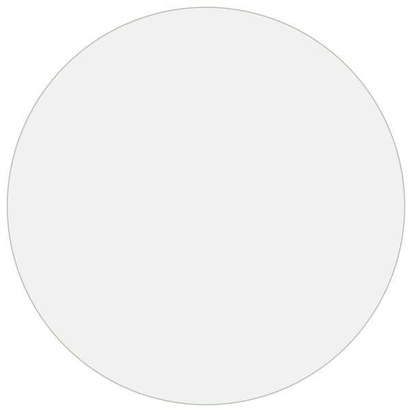vidaXL Захисне Покриття для Стола Прозорий Ø 60 см 2 мм ПВХ