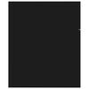 804648 vidaXL Sink Cabinet Black 60x38,5x46 cm Chipboard