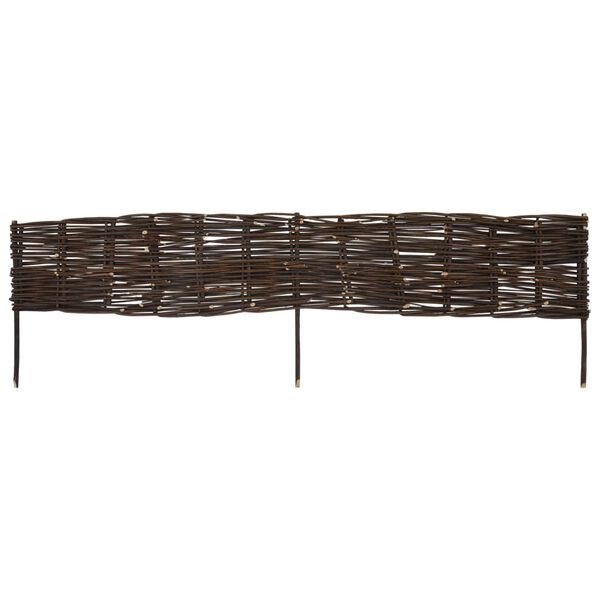 vidaXL Садовий Паркан з Верболозу 5 шт 120х35 см