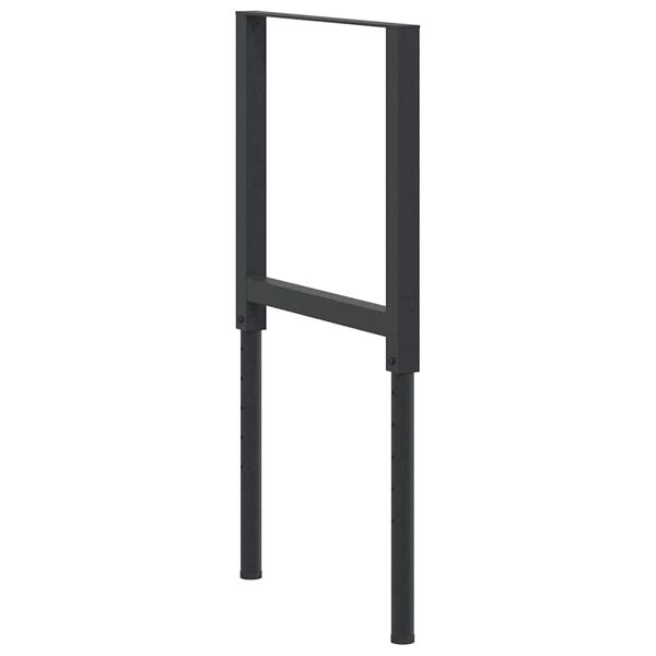 vidaXL Регульовані каркаси верстака 2 шт Чорний 55x(69-95,5) см Метал