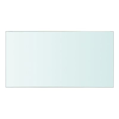 vidaXL Скляна панель для полиці Прозорий 30х15 см