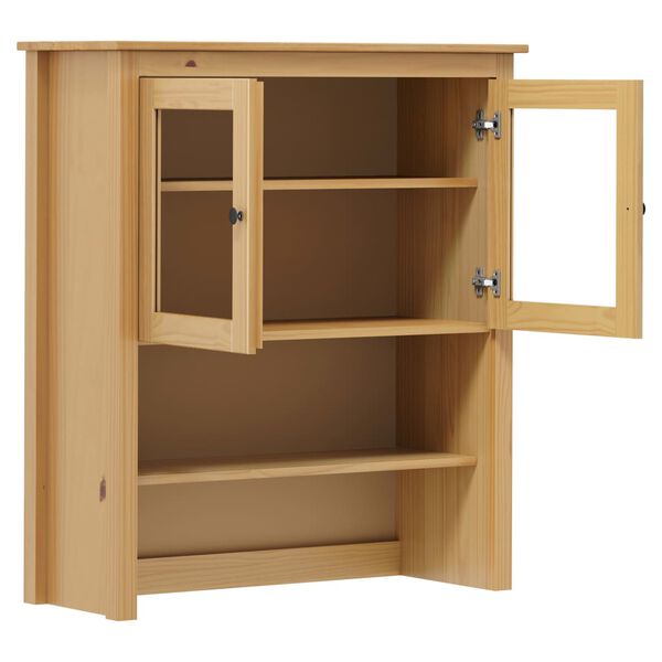 vidaXL Надставка на Сервант "Hill Range" Коричневий 90x33x100 см Сосна