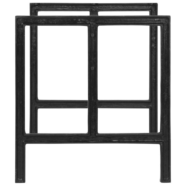 vidaXL Ніжки для обіднього столу 150x68x73 см Чавун