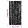 vidaXL Завіса від Комах Антрацит 100х220 см Синель