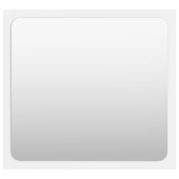 vidaXL Дзеркало для ванної кімнати Білий 40x1,5x37 см ДСП