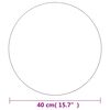 vidaXL Настінне Дзеркало Кругле 40 см Скло