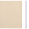 vidaXL Садова Ширма Кремовий 35x0,19 м ПВХ