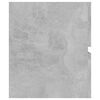 804768 vidaXL Sink Cabinet Concrete Grey 100x38,5x45 cm Chipboard
