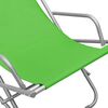 vidaXL Крісла-качалки 2 шт Зелений Сталь
