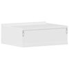 vidaXL Підвісна приліжкова тумба Глянцевий білий 40x30x15 см ДСП
