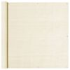 vidaXL Балконна Ширма Кремовий 120x600 см ПВЩ