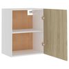 805081 vidaXL Hanging Cabinets 2 pcs Sonoma Oak 50x31x60 cm Chipboard