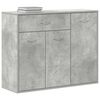 800679 vidaXL Sideboard Concrete Grey 88x30x70 cm Chipboard