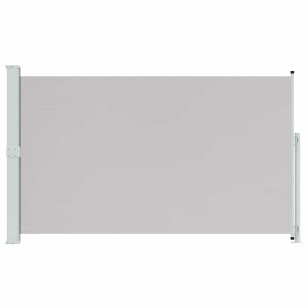 vidaXL Бічний висувний тент для патіо Сірий 180х300 см