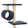 170536 vidaXL Cat Tree with Sisal Scratching Posts 260 cm Dark Blue