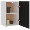 801253 vidaXL Hanging Cabinet Black 39,5x31x60 cm Chipboard