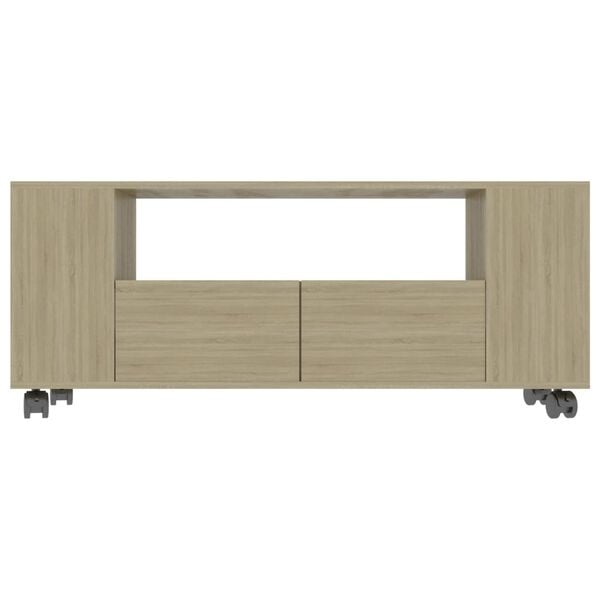 vidaXL Тумба під телевізор Дуб сонома 120x35x43 см ДСП