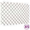 vidaXL Вебова Трельяжна Огорожа 5 шт 180x120 см