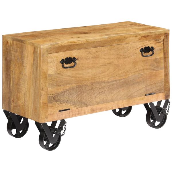 vidaXL Шафа для взуття 86x35x55 см Масив дерева манго