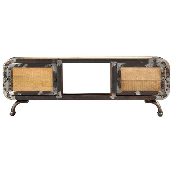 vidaXL Тумба під телевізор 120x30x42 см Масив дерева манго