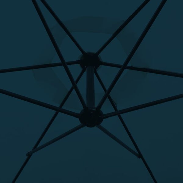 vidaXL Консольна Парасоля Синій 3 м