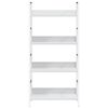 288224 vidaXL 4-Layer Book Shelf White 60x27,6x124,5 cm Chipboard