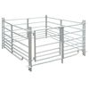 vidaXL Кошара з 4 Панелей 137 x 137 x 92 см Оцинкована Сталь