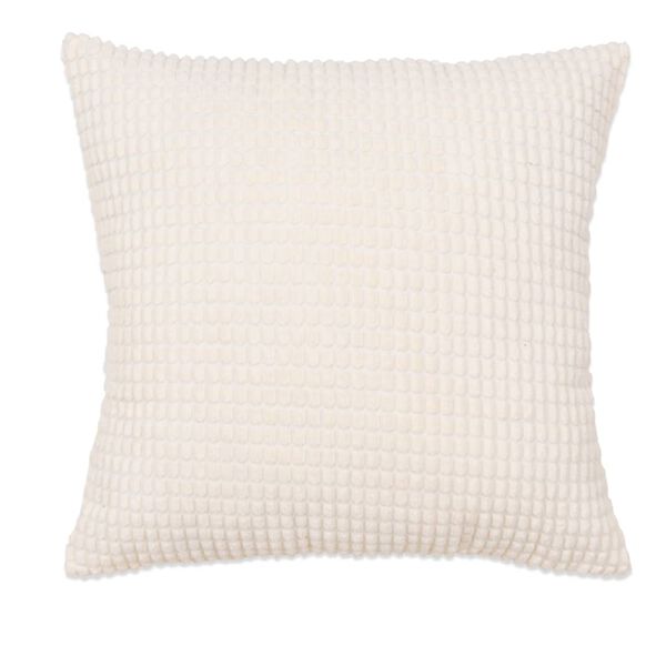 vidaXL Комплект Подушок 2 шт Тьмяно-Білий 45x45 см Велюр